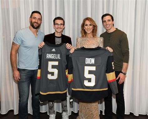 vegas golden knights celine dion|Celine Dion sons today.